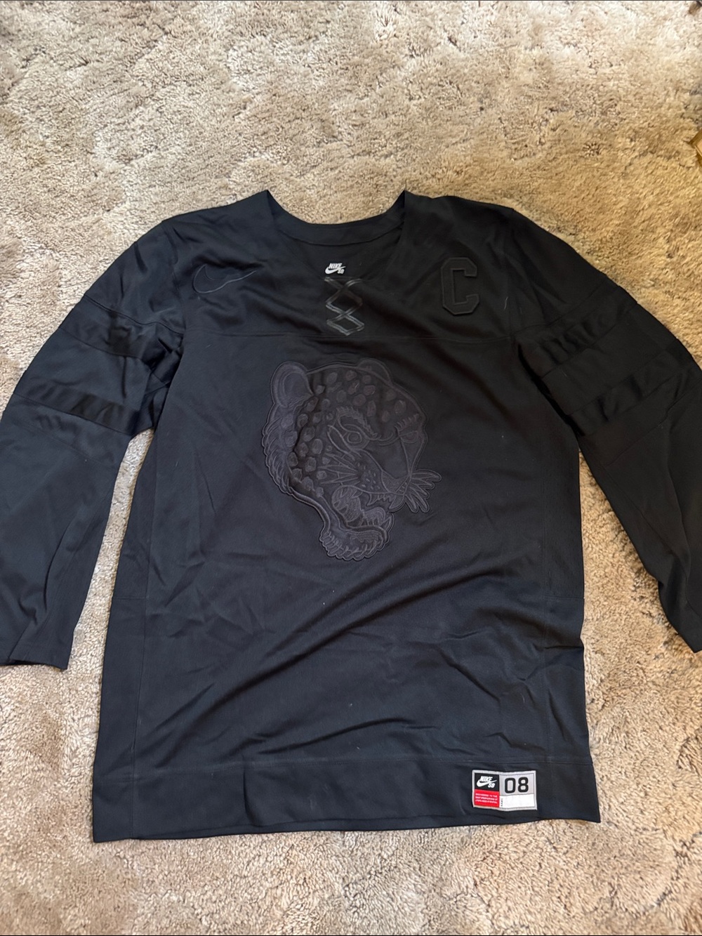 Nike Black Hockey Jersey